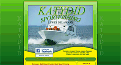 Desktop Screenshot of katydidsportfishing.com